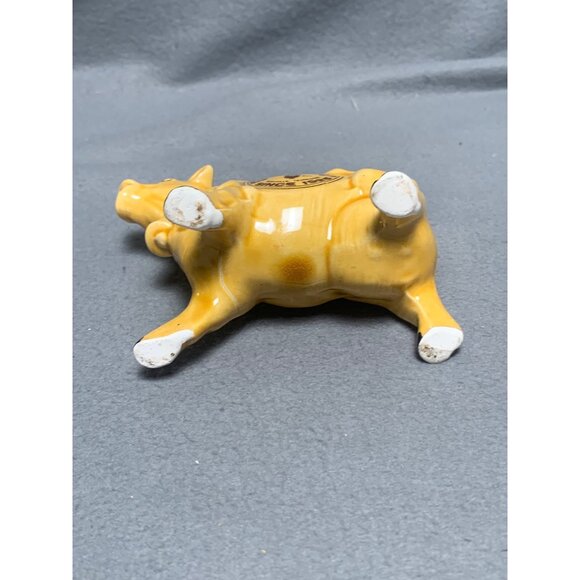 Vintage Grand Ole Opry Ceramic Cow Creamer Collectible Yellow - Picture 6 of 11